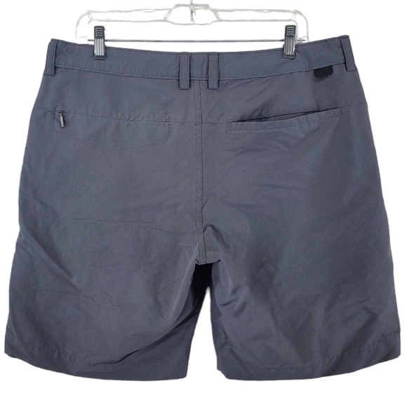 North Face Shorts Men 36 Gray Striped Performance Stretchy Hike Golf Gorpcore 9” - Picture 12 of 12
